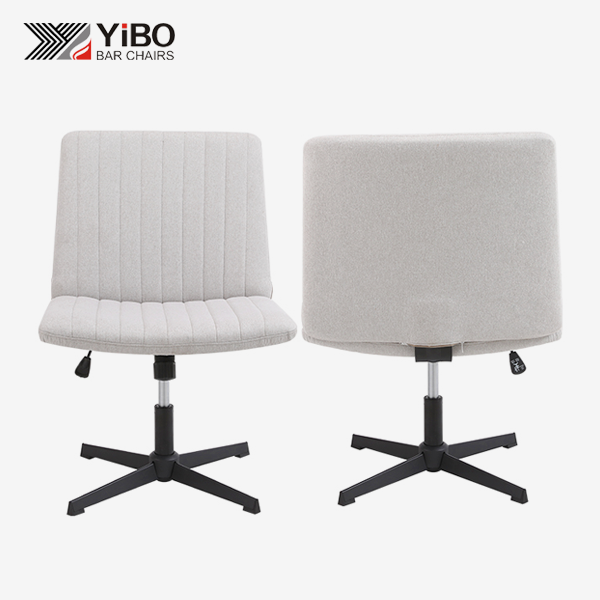 Cross chair with wheels